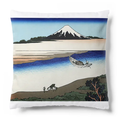 Fujiyama ukiyoe 葛飾北斎_冨嶽　武州玉川 Cushion