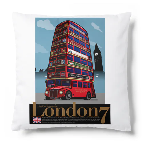 ロンドン7バス Cushion