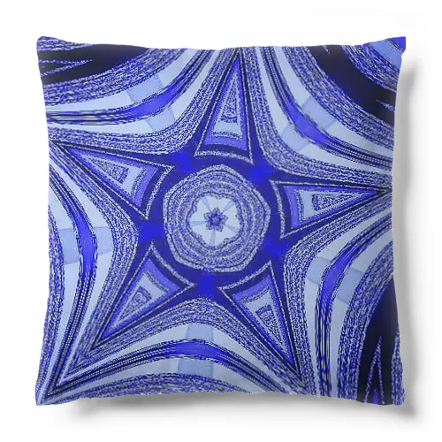 Blue Star Cushion