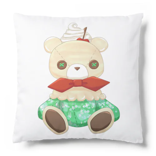 おいしくいただクマ🧸~クリームソーダver~ Cushion