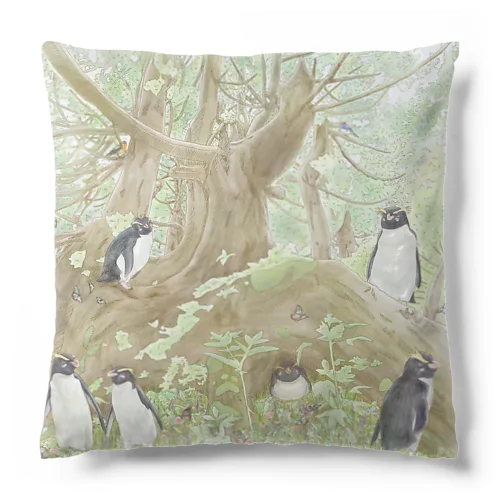 森のペンギン Cushion