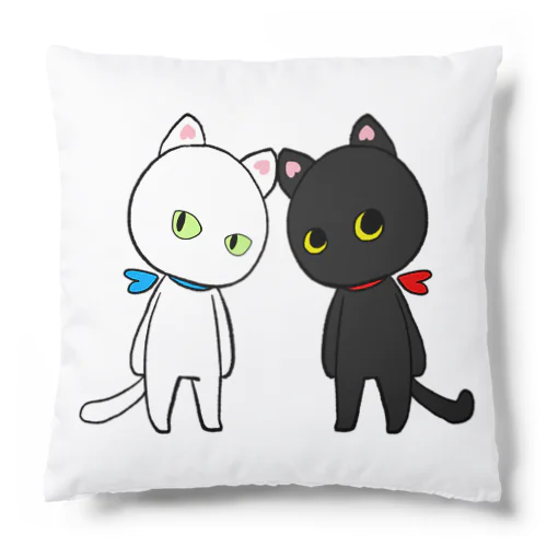 白黒猫ちゃん Cushion