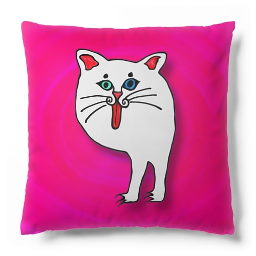 白猫くん Cushion