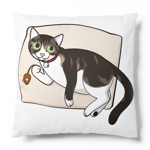 そこそこリアルねこ くつろぐにゃん02 Cushion