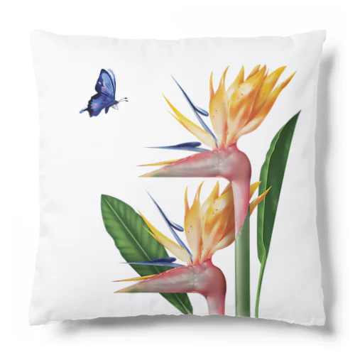 極楽鳥花 Cushion