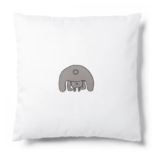 のぞきうさぎ Cushion