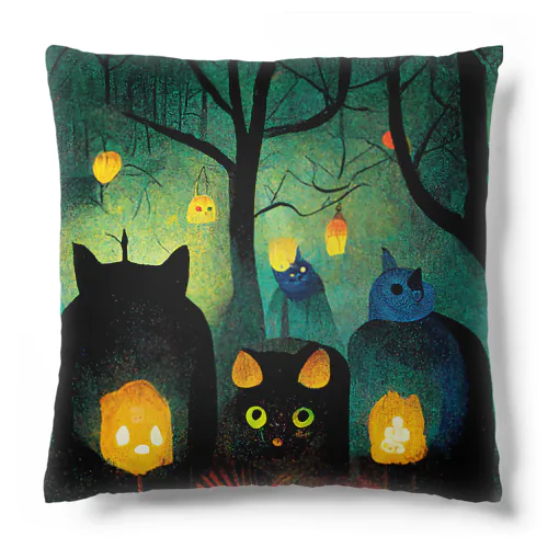 ハロウィンの森 Cushion