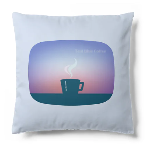 Teal Blue Hour Cushion