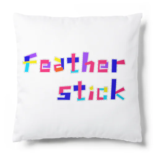 フェザースティック　文字ロゴ　 Cushion