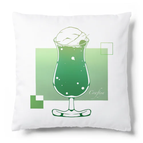 くりぃむそぉだ(グリーン) Cushion