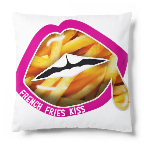 FRENCH FRIES KISS - PINK Cushion