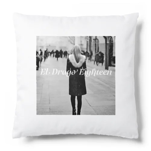 the winter town Cushion