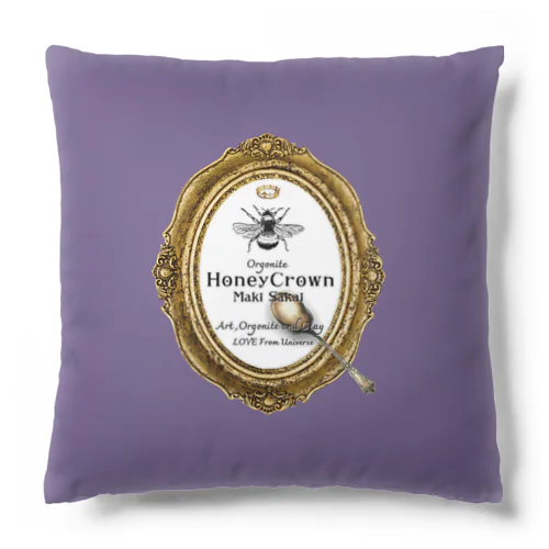 HoneyCrown purple Cushion