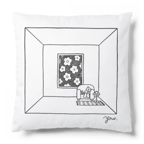 シロクマと部屋 Cushion