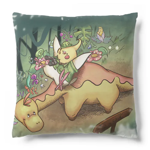 ジャングル探検オカメ Cushion