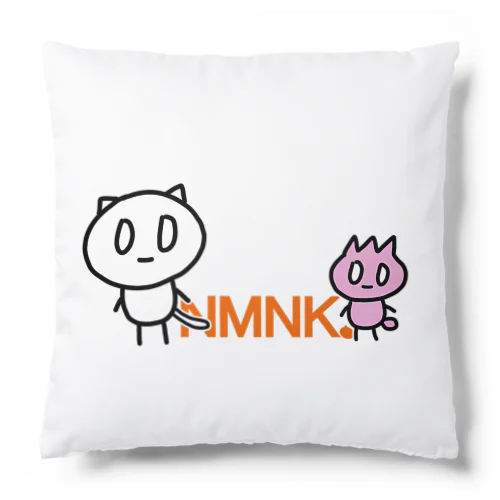 ねむねこ＆ピコまる NMNKロゴ Cushion