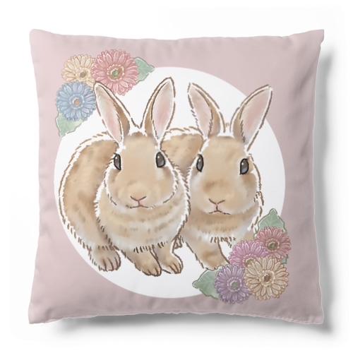 4：I LOVE RABBIT(ネザーランドドワーフ) Cushion