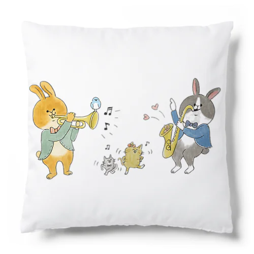 うさぎの玄樹＆宇太イラスト Cushion