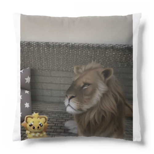 ライオンとライオン Cushion
