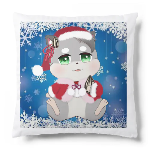 クリスマスはなび(冬景色) Cushion