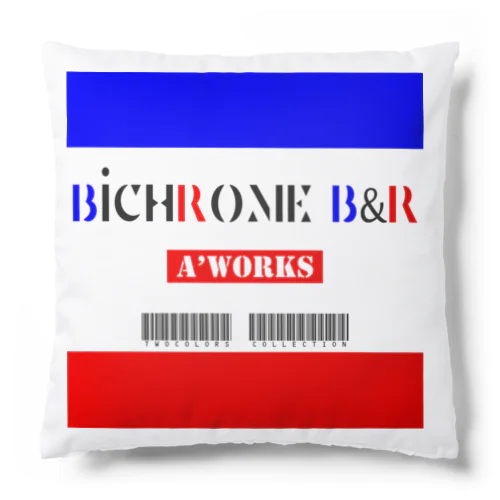 BICHROME BLU&RED クッション