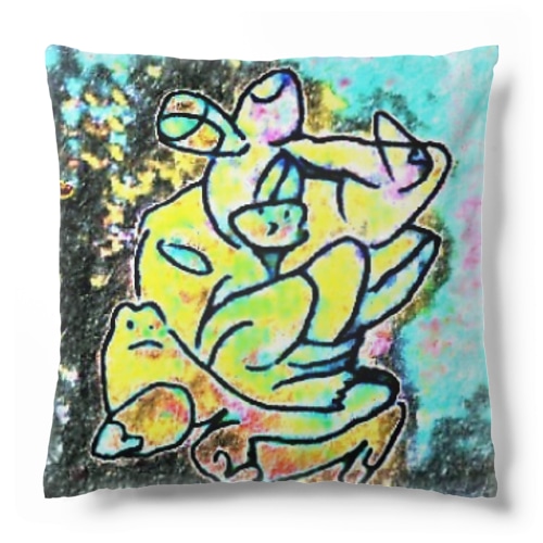 人間椅子はぬくいから好き Cushion