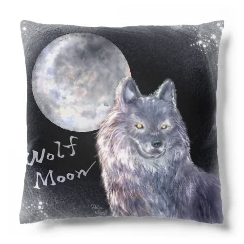 1月《Moonシリーズ》＊Wolf Moon＊ Cushion