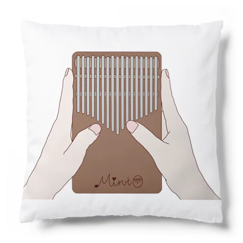 カリンバ持ってる？スケスケくん Cushion