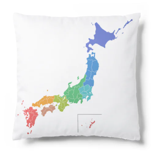 日本地図柄シリーズ Cushion