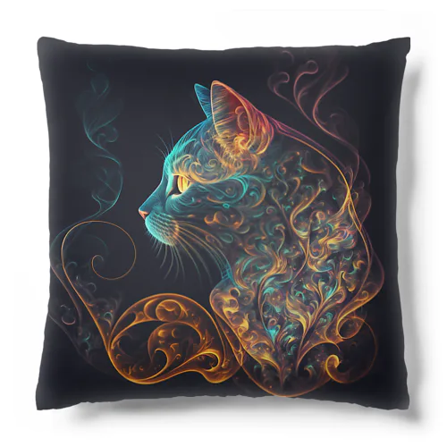 Smoke- Cat Cushion