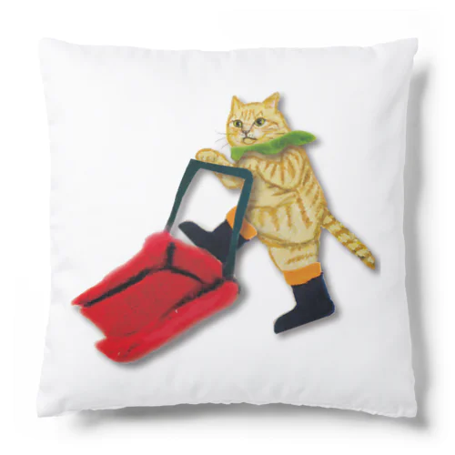 ママさんダンプねこ Cushion