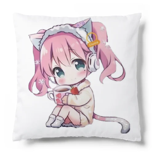 ちびキャラ 桃🍑 Cushion