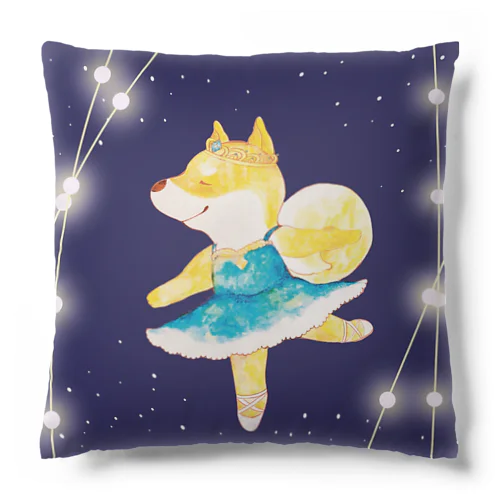 柴犬バレリーナ（ネイビー） Cushion