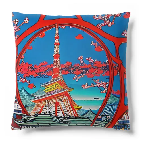 tokyotower Cushion