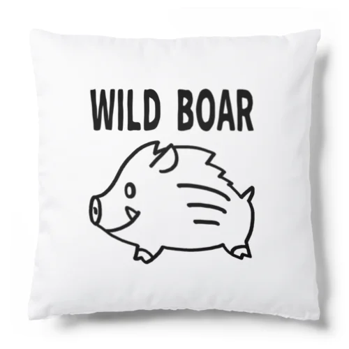 「WILD BOAR」(黒線) クッション