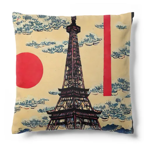 tokyotower8 Cushion