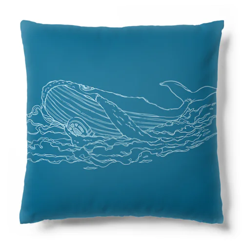 世界でもっとも孤独なクジラとラジオ【チャリティー】 Cushion