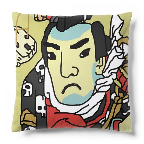 国芳もやう正札附現金男 野晒悟助 Cushion