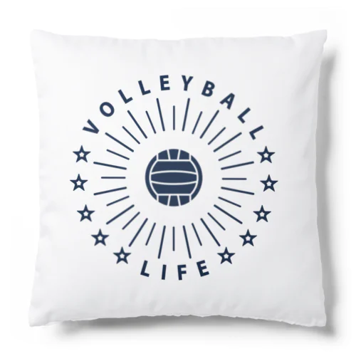 奇跡のバレーボール・ミラクル・VOLLEYBALL・#Tシャツ・デザイン・セッター・トス・アタッカー・ブロック・ポジション・部活・スポーツ・応援・男子・女子・かっこいい・かわいい・チームワーク クッション