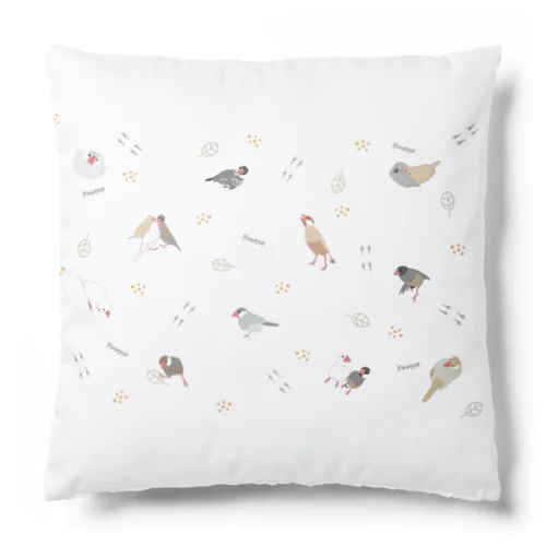 文鳥たちクリア Cushion