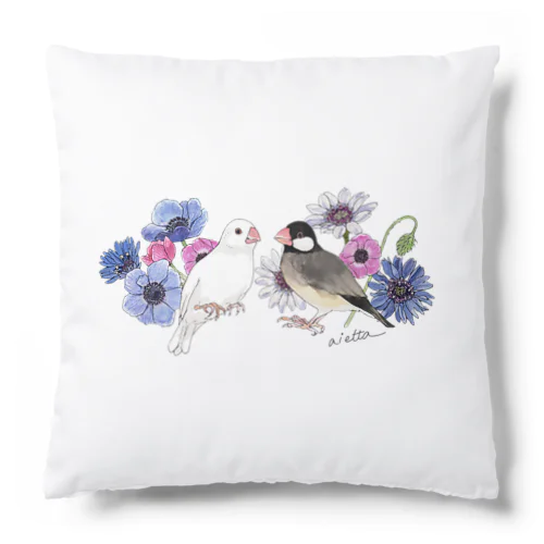 アネモネ文鳥 Cushion