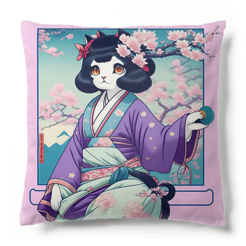 『彼なら先ほど、む、む、向こうに行きました。。。』 Cushion