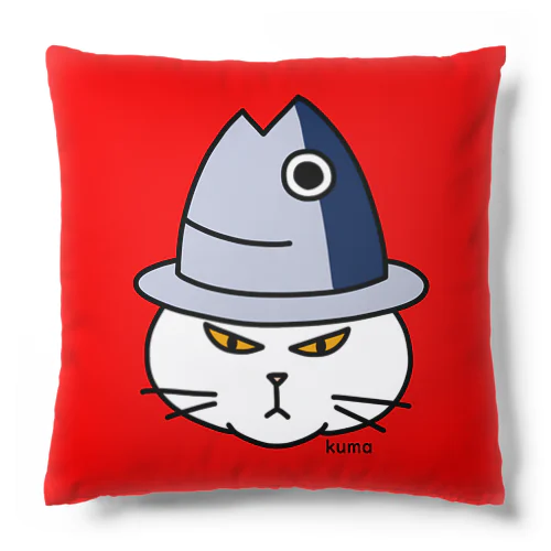 マグロ頭の帽子 Cushion