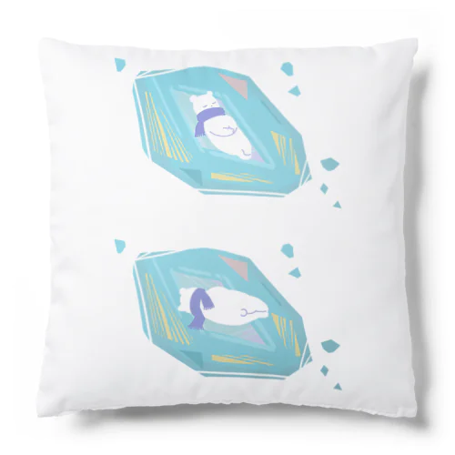 ねむねむシロクマ Cushion