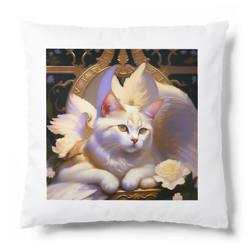 天国の王宮に座る猫 Cushion