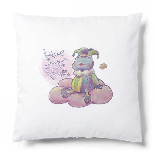 コバルトヤドクガエルクラウン Cushion