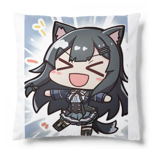 BIGSmile黒猫ちゃん Cushion