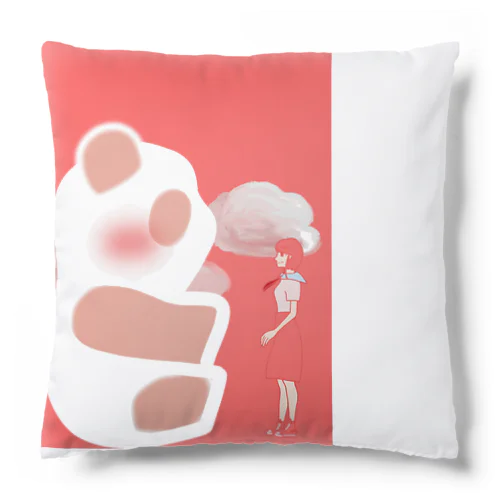 パンダと女子 Cushion