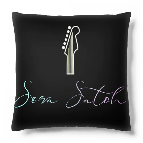 Sora Satoh ギターロゴグッズ Cushion