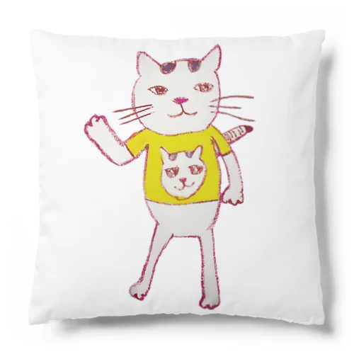 こんなふうに見えるニャン（ねこシンプル）【復刻シリーズ】 Cushion